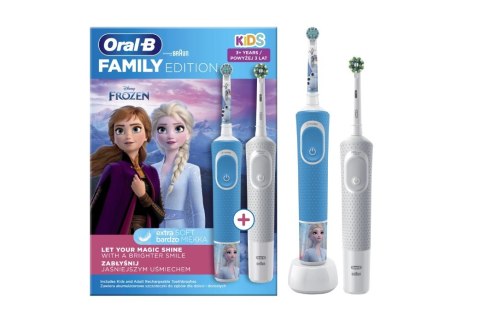 Oral-B D100 dla Dzieci z Motywem Frozen + Witalność Pro D103