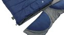 Outwell Contour Lux Double Sleeping Bag, Both side zipper, Imperial Blue