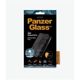 PanzerGlass | Ochraniacz ekranu - szkło - z filtrem prywatności | Apple iPhone 12, 12 Pro | Szkło hartowane | Czarny | Przezrocz