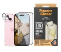 PanzerGlass | Panzerglass 3-w-1 Pack | iPhone | iPhone 15 | Clear | Kompatybilny z bezprzewodowym ładowaniem. Odporny na zarysow