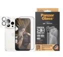 PanzerGlass | Panzerglass 3-w-1 Pack | iPhone | iPhone 15 Pro | Clear | PicturePerfect Camera Lens Protector, etui HardCase komp