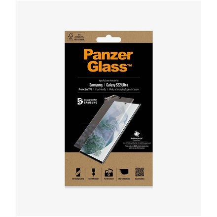 PanzerGlass | Screen protector - film | Samsung Galaxy S22 Ultra | Thermoplastic polyurethane (TPU) | Transparent