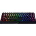 Razer | Mechanical Gaming Keyboard | BlackWidow V3 Mini HyperSpeed | Gaming Keyboard | RGB LED light | US | Wireless | Black | G