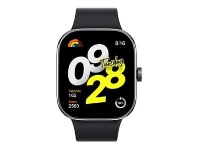 Redmi Watch 4 | Inteligentny zegarek | GPS (satelitarny) | AMOLED | 1,97" | Wodoodporny | Obsidian Black