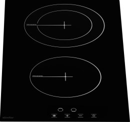 Simfer | Płyta grzewcza | H3.020.DEBSP | Vitroceramic | Liczba palników/stref grzewczych 2 | Dotykowa | Czarna