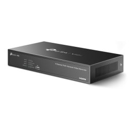 Sieciowy rejestrator wideo TP-LINK | PoE+ | VIGI NVR1004H-4P | 1 | 4-kanałowy