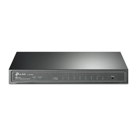 TP-LINK | JetStream 8-Port Gigabit Smart Switch | TL-SG2008 | Web managed | Desktop | 1 Gbps (RJ-45) ports quantity | SFP ports