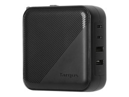 Targus power adapter - GaN - 2 x USB-C, 2 x 9 pin USB Type A - 100 Watt