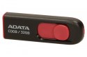 ADATA | C008 | 32 GB | USB 2.0 | Czarny/Czerwony