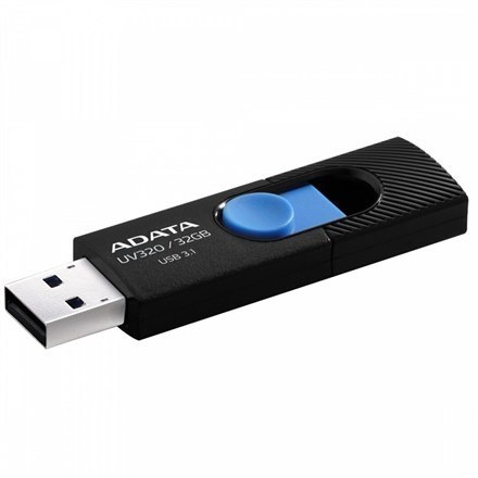 ADATA | UV320 | 32 GB | USB 3.1 | Czarny/Niebieski