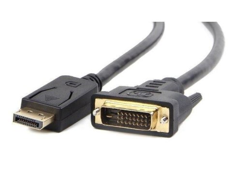 Cablexpert | CC-DPM-DVIM | Kabel Display | Męski | 24+1 pin cyfrowy DVI | Męski | 20 pin DisplayPort | 1.8 m | Czarny