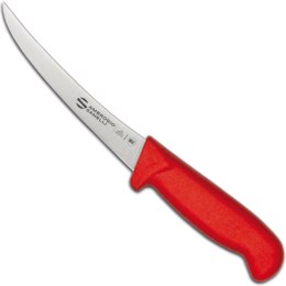 Nóż do trybowania zakrzywiony SUPRA COLORE HACCP 130/290 mm - czerwony