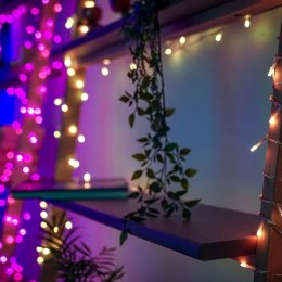 Twinkly|Strings Smart LED Lights 400 RGBW (Multicolor + White), 32m, czarny przewód|RGBW - 16M+ kolorów + Ciepła biel