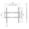 Logilink BP0009 TV Wall mount, 32-55", fix, 19,5mm Logilink