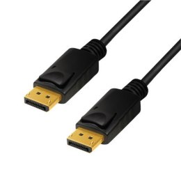 Logilink | Kabel DisplayPort | Męski | 20 pin DisplayPort | Męski | 20 pin DisplayPort | 1 m | Czarny