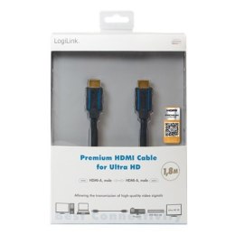 Logilink | Male | 19 pin HDMI Type A | Male | 19 pin HDMI Type A | 1.8 m | Black