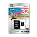 Silicon Power | 32 GB | MicroSDHC | Pamięć flash klasy 10 | Adapter SD