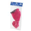 Wire Strap 500*20 mm, 10pcs, pink Logilink