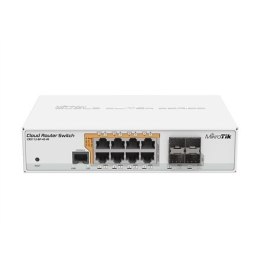 MikroTik | Cloud Router Switch CRS112-8P-4S-IN | SFP ports quantity 4 | 12 month(s) | Desktop | 1 Gbps (RJ-45) ports quantity 8